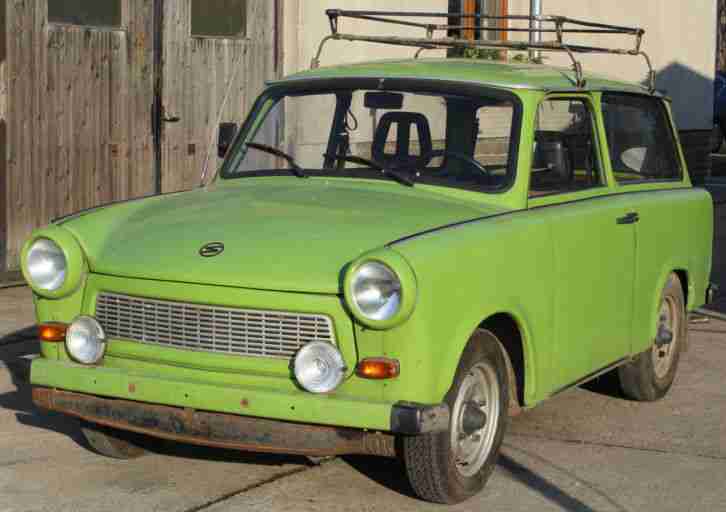 IFA Trabant 601 Kombi mit KFZ Brief DDR Oldtimer Garagenfund Caprigrün