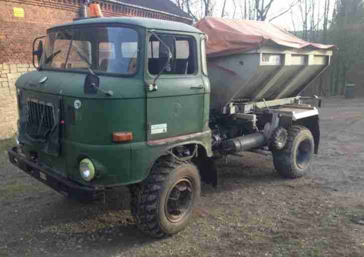 IFA W50 W 50 LAK 4x4 LKW MIT STREUMASTER DÜNGERSTREUER