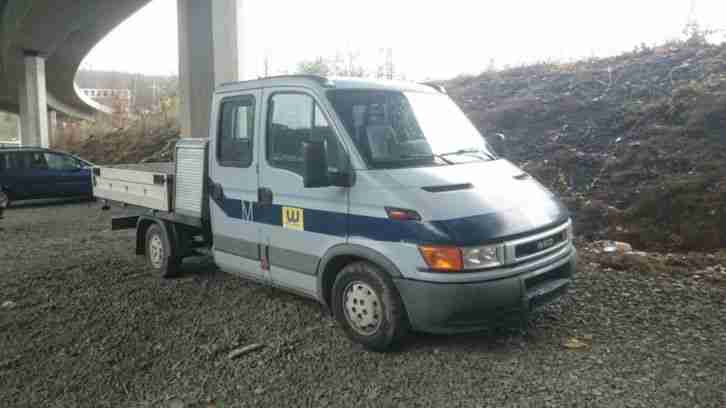 IVECO PRITSCHE 2,8 DOPPELKABINE DIESEL TÜV BIS 04/2016 EZ 2002 4 SITZER WEBASTO