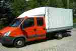 Iveco 35S14D, Plane Spriegel, Doppelkabine, Klima,