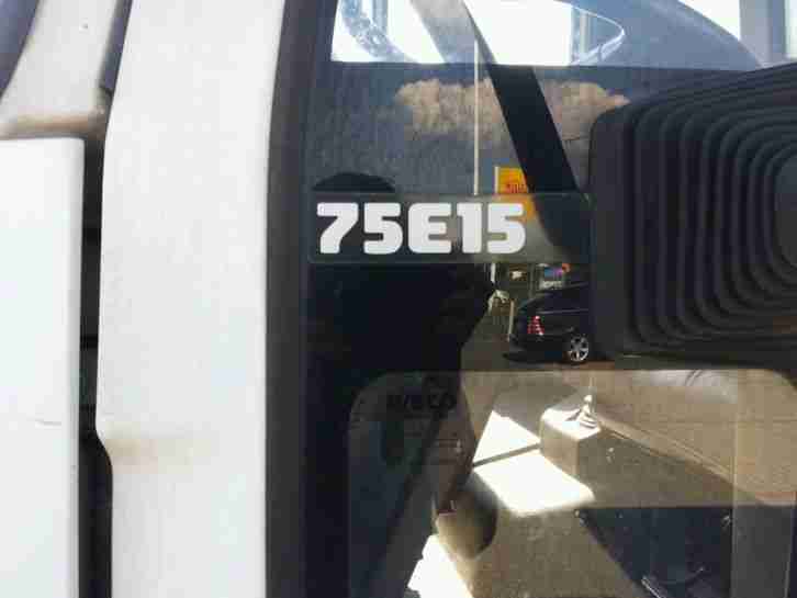 Iveco ML75 E 15 LKW Koffer mit Ladebordwand