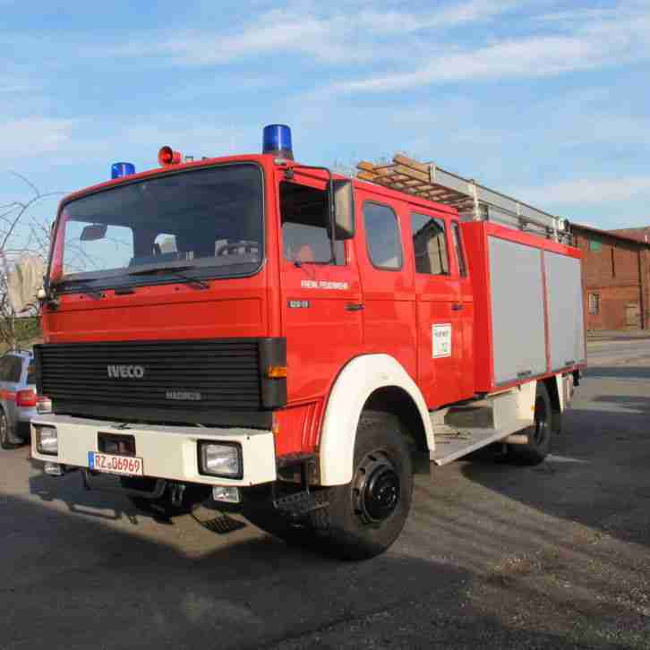 Iveco Magirus 120 19 AW, LF 16, Feuerwehr, Allrad, 1600