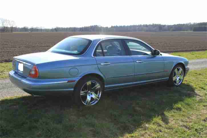 JAGUAR X350 XJ8 4,2 2004 BLAU LEDER GRAU TOP SUPER ELEGANT TÜV NEU