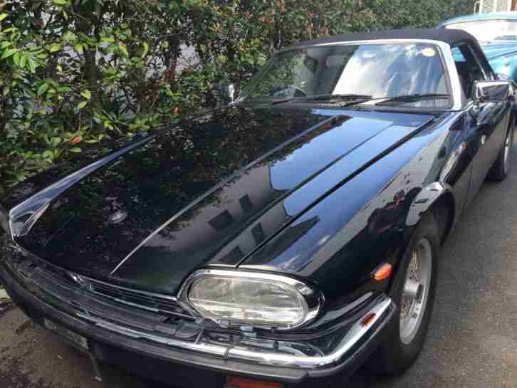 JAGUAR XJS 5.3 V12 CABRIO -BJ:1990 - Schwarz/Schwarz -Vollausstattung 57.000KM