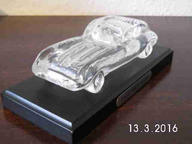 Glas Modell Sammlerstück E Type 591 gr. aus