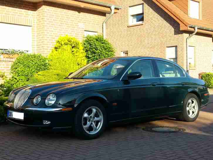 Jaguar S Type 3.0 L V6 Executive Automatik Klima Sitzheizung Grün Leder Beige