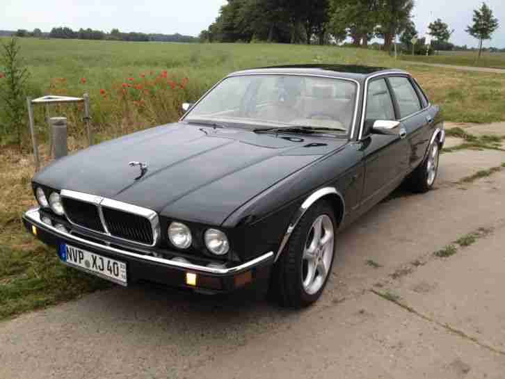 Jaguar XJ 40 180.000 Km Unfallwagen mit beige Leder Austattung