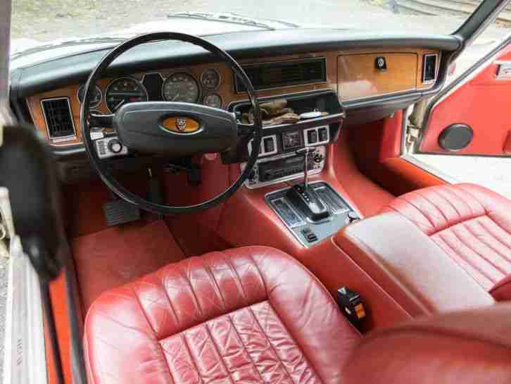 Jaguar XJ6 Serie 2 4,2l Bj.1977 LHD Automatik Weiss/rot TÜV neu Zustand 2-