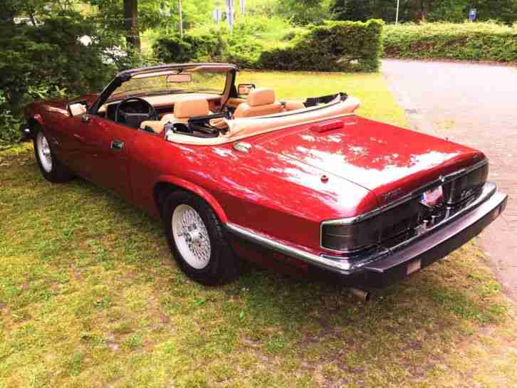 Jaguar XJS Cabrio Traum Farb-Kombi ..Summer is calling ... 1.HD ori 58169 meilen