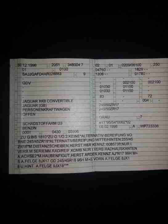 Jaguar XK8 Convertible Cabrio