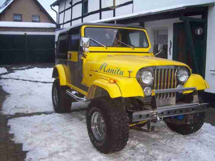 Jeep CJ 7 AMC wegen Hobbyaufgabe und Zeitmangel abzugeben