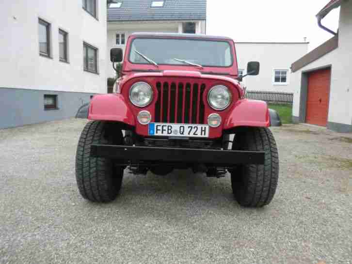 Jeep CJ 7 Bj.82 Oldtimer 84000 Meilen original lack 4,2l 2,5" Fahrwerk 2"Boddy