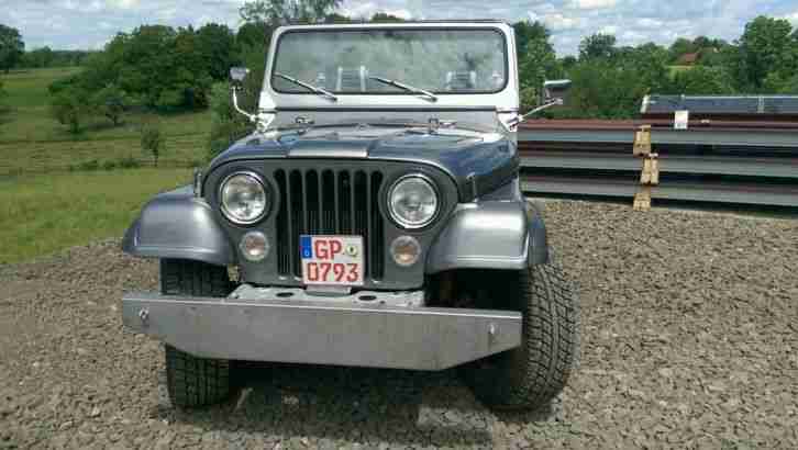 Jeep Cj 7 Renegade Oldtimer H Kennzeichen 6 Zylinder Cabrio Kultfahrzeug Us Car