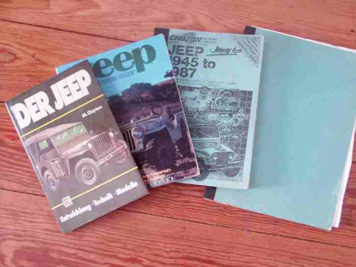 Jeep Willys CJ 2A CJ 3A CJ 3B CJ 5 Literatur Konvolut Handbuch Reparatur etc.