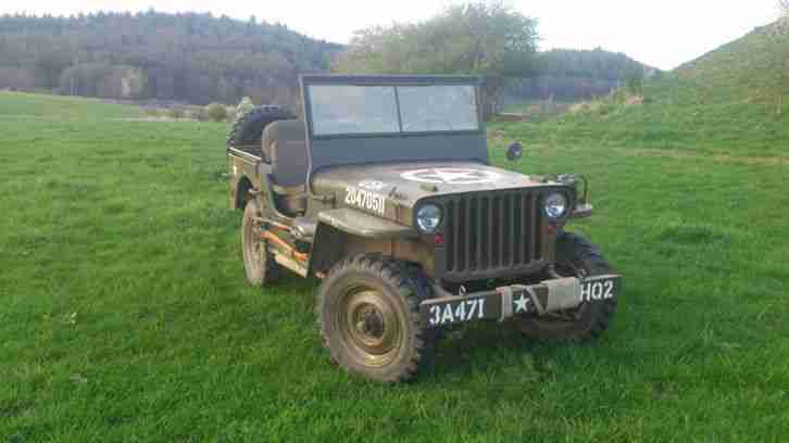Jeep Willys CJ2A auf MB, 72PS Hurricane Motor, BJ 1946, TOP Zustand
