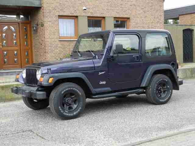Jeep Wrangler 2.5 Sport Hard Soft Top AHK GAS