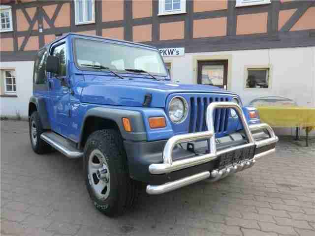 Jeep Wrangler 2.5l TJ CHROMBÜGEL TÜV 5 15 SOFT HARDTO