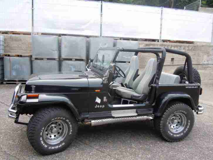 Jeep Wrangler YJ 2, 5l Euro 2 Black & Chrome