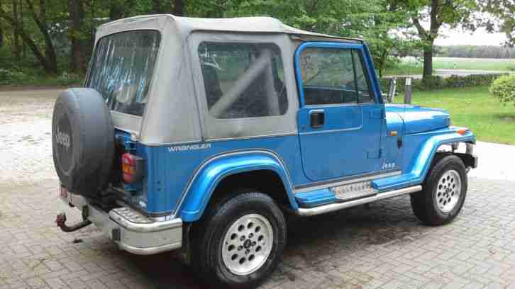 Jeep YJ Wrangler 4.0 High Output mit Getriebeschaden Erstzulassung 1991