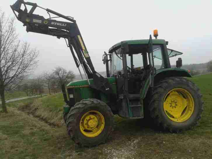 John Deere 6200 Schlepper Traktor mit Frontlader Stoll Kompakt 10