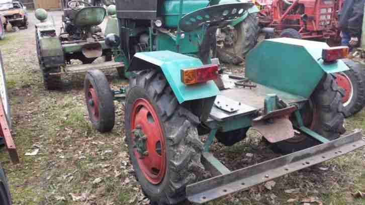 Junkers 1 HK 65 Traktor mit Gegenkolben 2 Takt Diesel Eigenbau