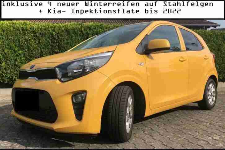 KIA PICANTO wie NEU mit vielen Extras und bis 2022 bezahlten Inspektionen!