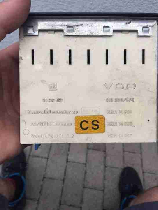 Kadet E Chekkontrol Einheit