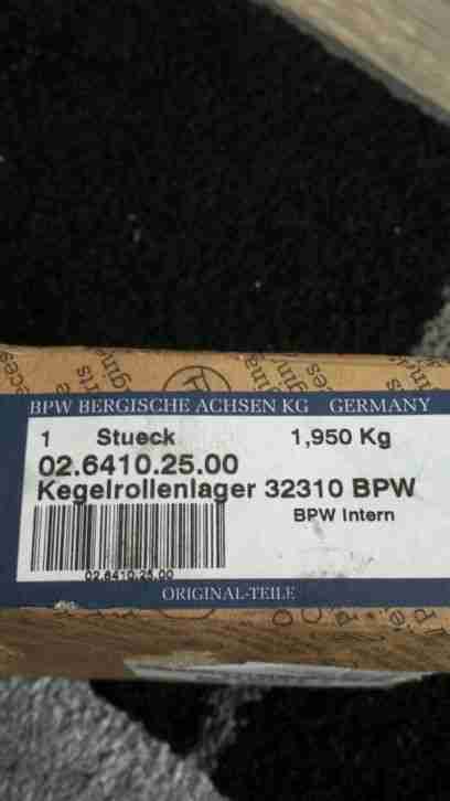 Kegelrollenlager BPW 32310