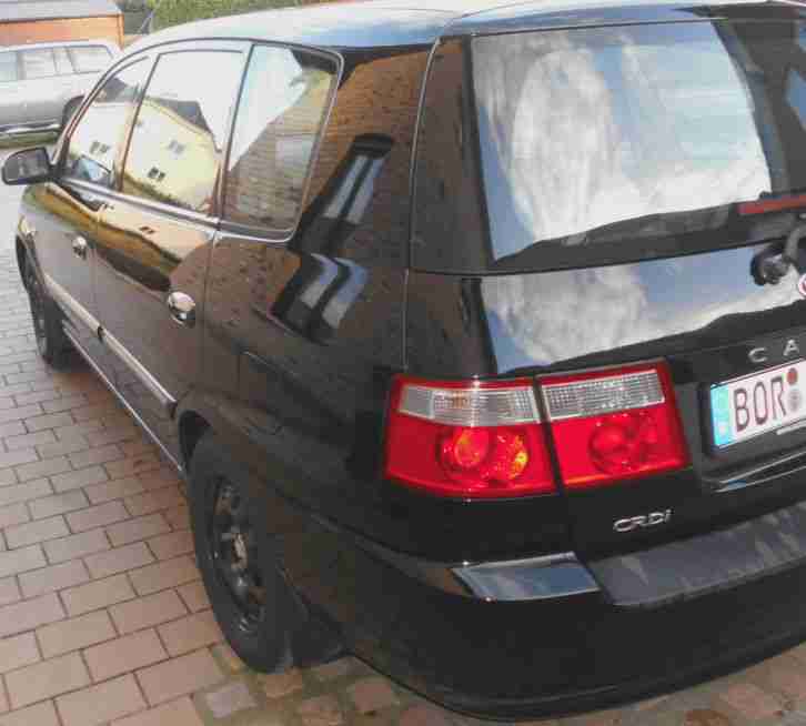 Kia Carens CRDI EX schwarz, 8 fach Bereift. 12/2005,Diesel,Elek. Fensterheber