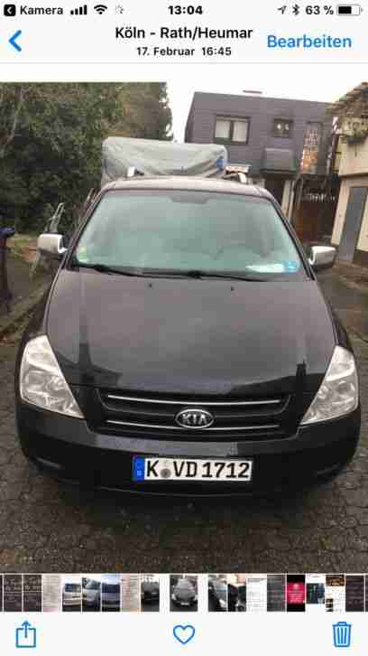 Kia Carnival 2,9 CRDI mit 132 TKM