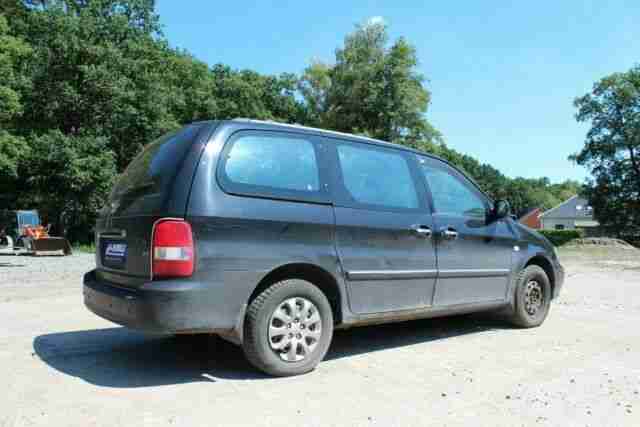 Kia Carnival II 2.9 CRDi Schlachtfest, Teileträger, Motor läuft. Bj. 2004