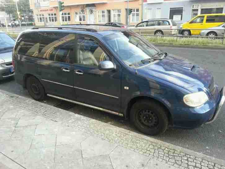 Kia Carnival II 2,9CRDI Autom. 144PS Leder Diesel Navi DVD TÜV 02/16