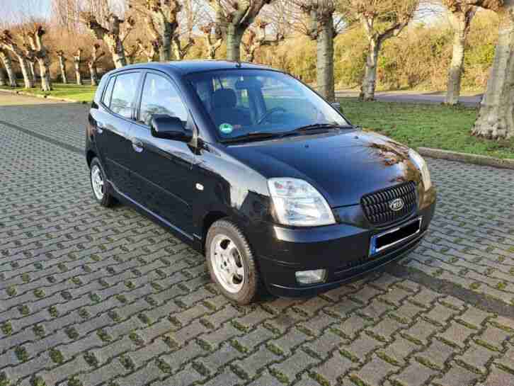 Picanto 1.1 EX Schwarz aus 2. Hand TÜV 07 2021