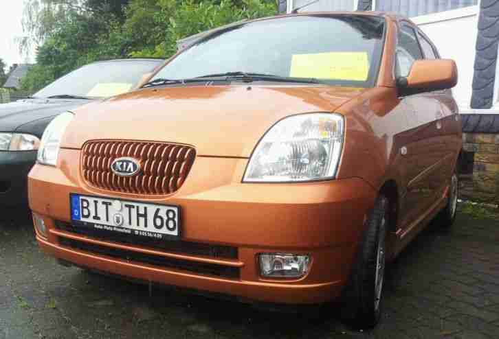 Kia Picanto ex -- Orange Schaltung AHK SONDERPREIS NUR BIS 08.08.2014