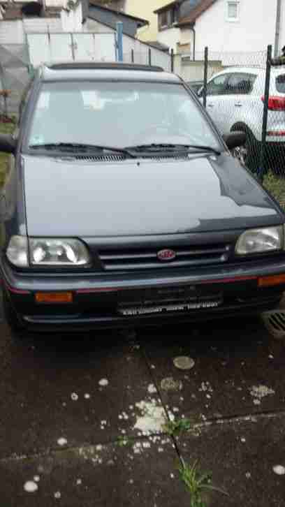 Kia Pride DA, Faltdach, EZ 01 1999, 2. Halter, 138.994km, 47kW 64 PS