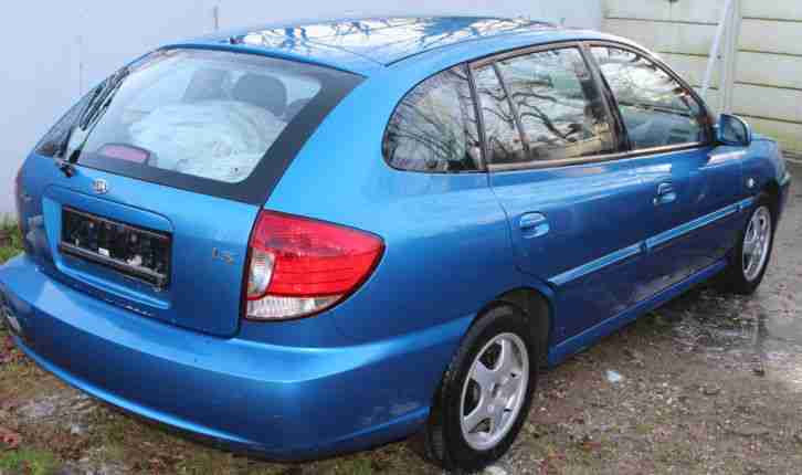 Kia Rio LS Kombi mit Gasanlage 8 Fach Bereift Familien Auto Velours Ausstattung