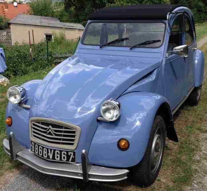 Komplett restaurierte Ente (Citroen 2CV), Baujahr 1986