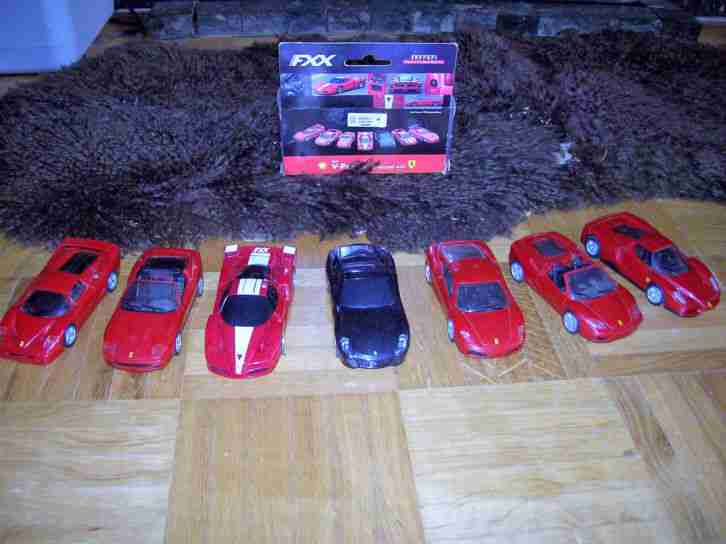 Komplette Ferrari Serie Modellbau