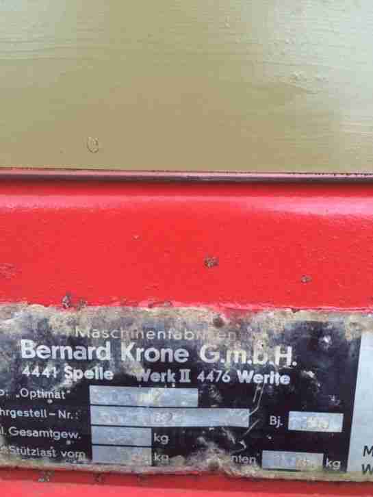Krone Miststreuer 3t