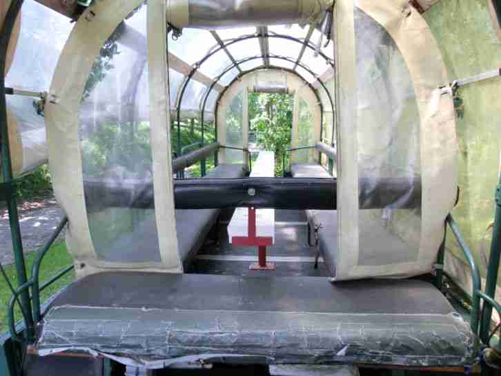 Kutsche/Anhänger/Kremser mit ca. 16 Plätzen, mit Plane und Beleuchtungsanlage