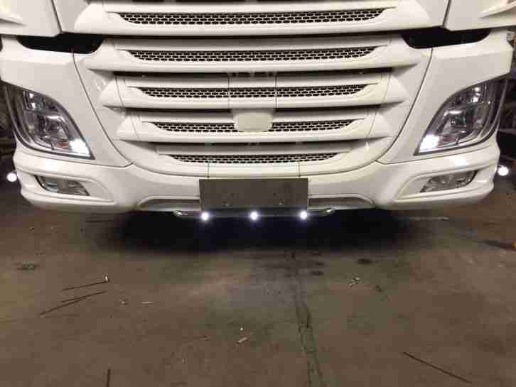 LED Nummernschildhalterung Edelstahl für DAF, MAN, VOLVO,MERCEDES