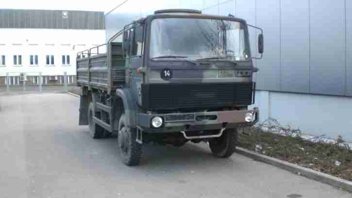  LKW IVECO Magirus 4x4 Bundeswehr TOP 110-17 AW 39.000 km zivile Zulassung