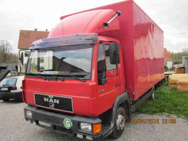 LKW Koffer MAN 8 17 174 ps L2000 Bj 2000 Reserveauto