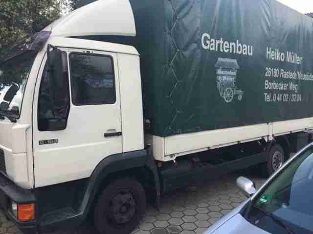 LKW MAN 8.163 Pritsche & Plane L 2000