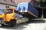 LKW Mercedes Benz 1117 Abrollkipper Container und