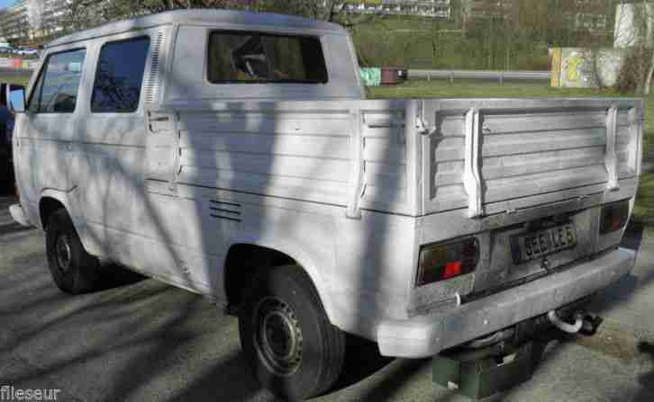 LKWzulassung VW Doka T3 Bus TÜV 4/17 Turbodiesel 51kW Bastlerfahrzeug fahrbereit