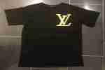 LOUIS VUITTON T SHIRT LV GOLD GR. L SCHWARZ PULLOVER