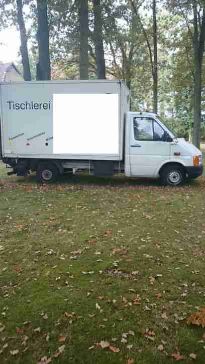 LT 35 Kofferaufbau mit Ladeboardwand