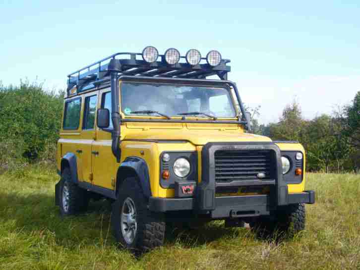 Land Rover Defender 110 TD5 Original Werks-G4-Edition Borrego Yellow Selten!!!