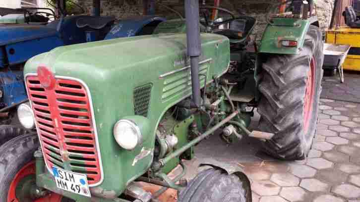 Lanz Herrmann D38 Traktor Oldtimer Mähbalken Verdeck mit Papieren u. Tüv
